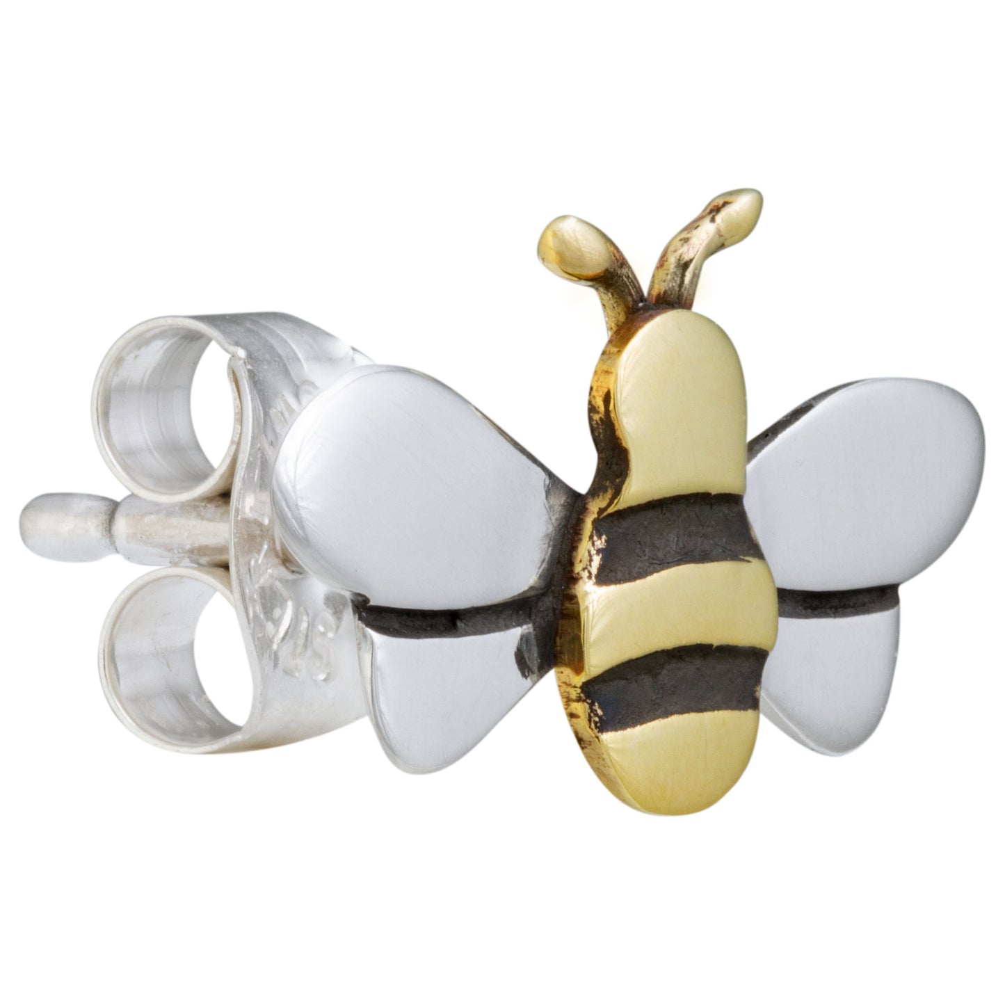 Honey Bee Sterling Post Earrings