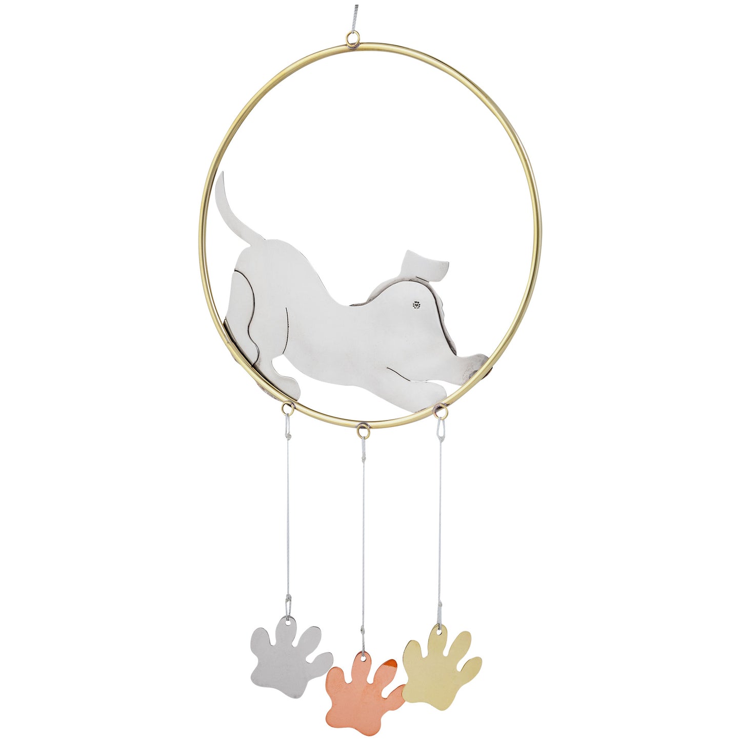 Playful Pet Mixed Metal Wind Chime