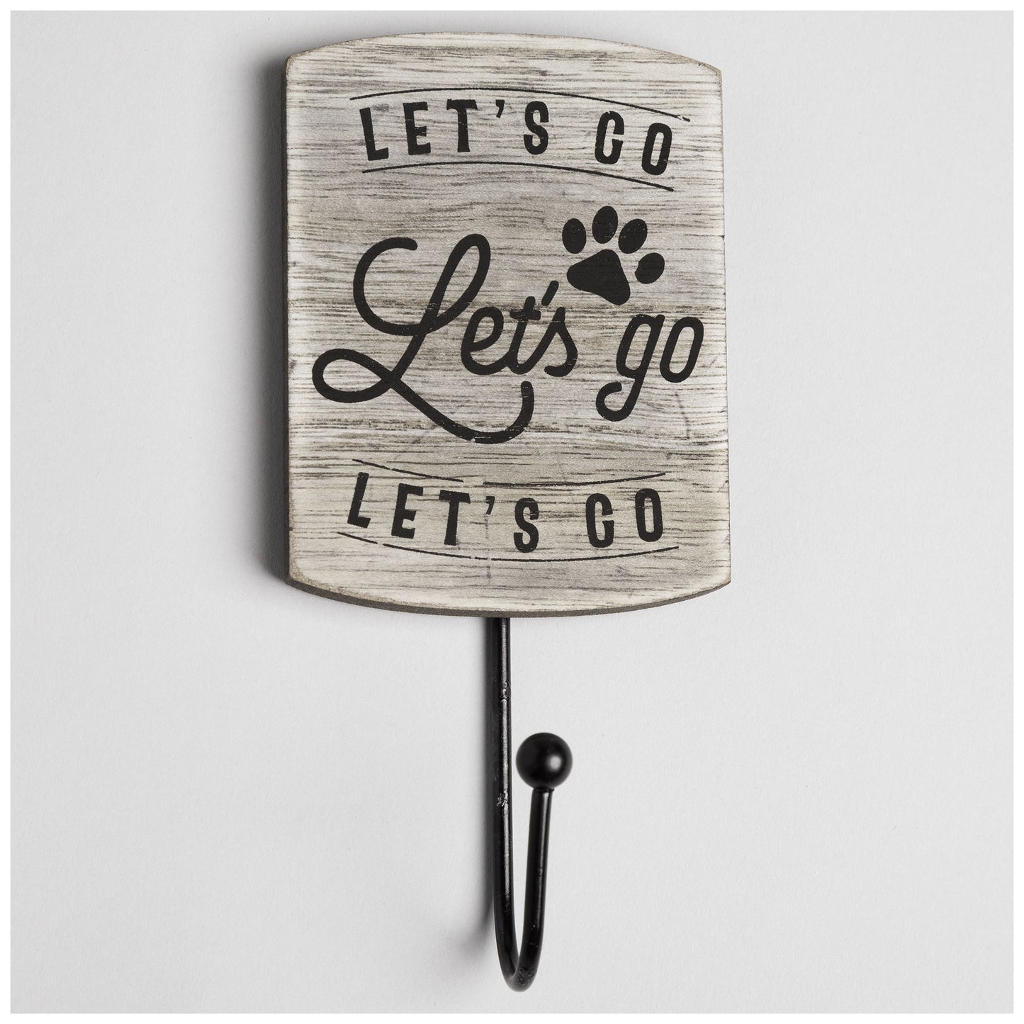 Paw Print Sign with Hook