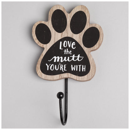 Paw Print Sign with Hook