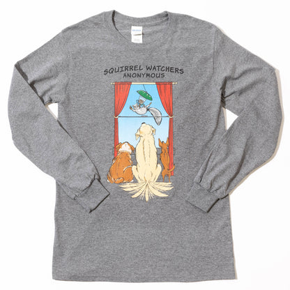 Squirrel Watchers Anonymous Long Sleeve T-Shirt