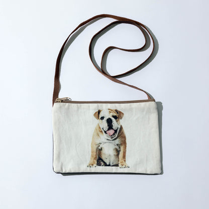 Canvas Dog Breed Sling Bag