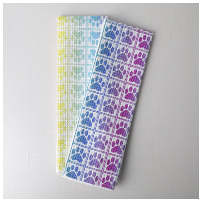 Perfect Vibrant Paws Kitchen Towel - Set of 2