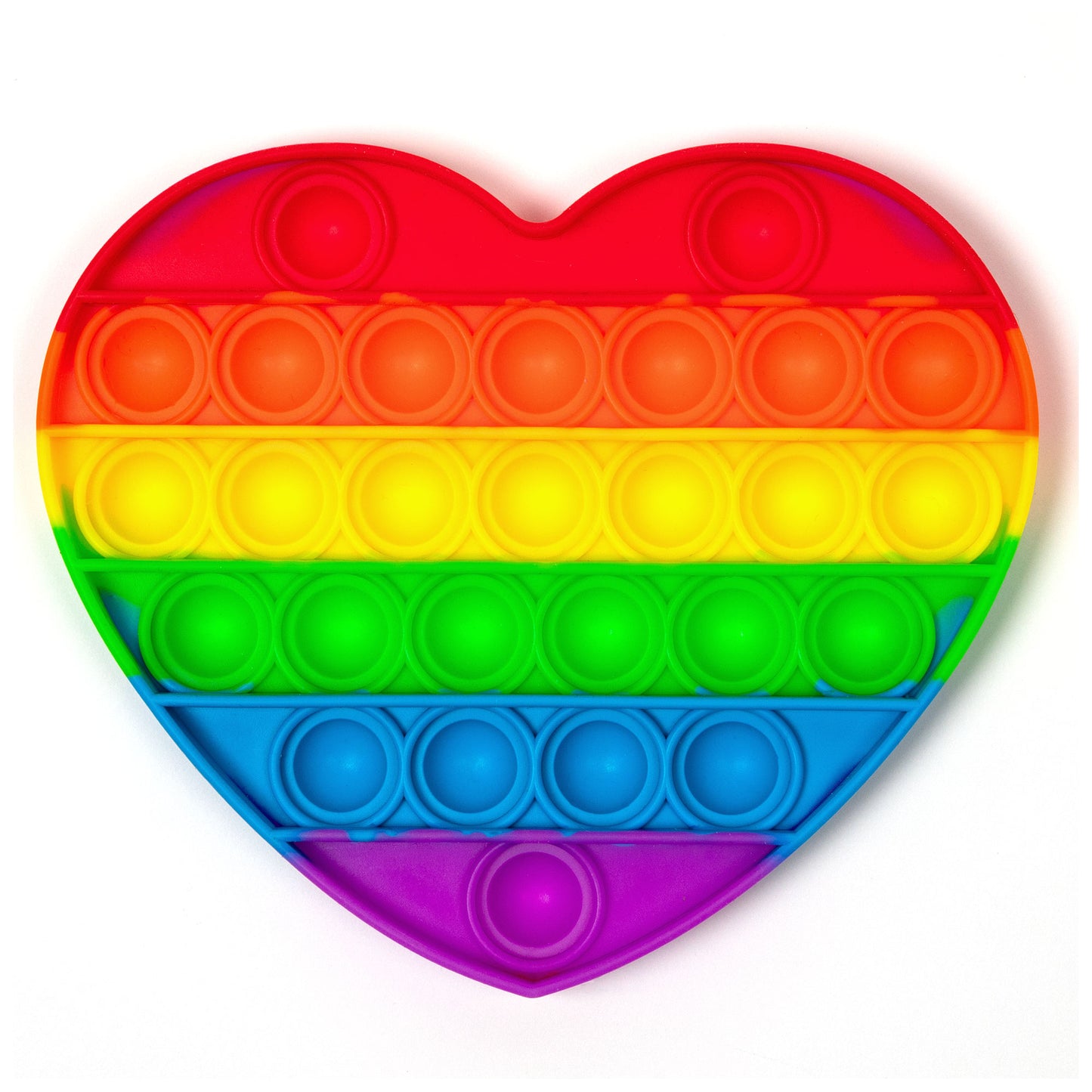 Primary Rainbow Fidget Pop-It Toy
