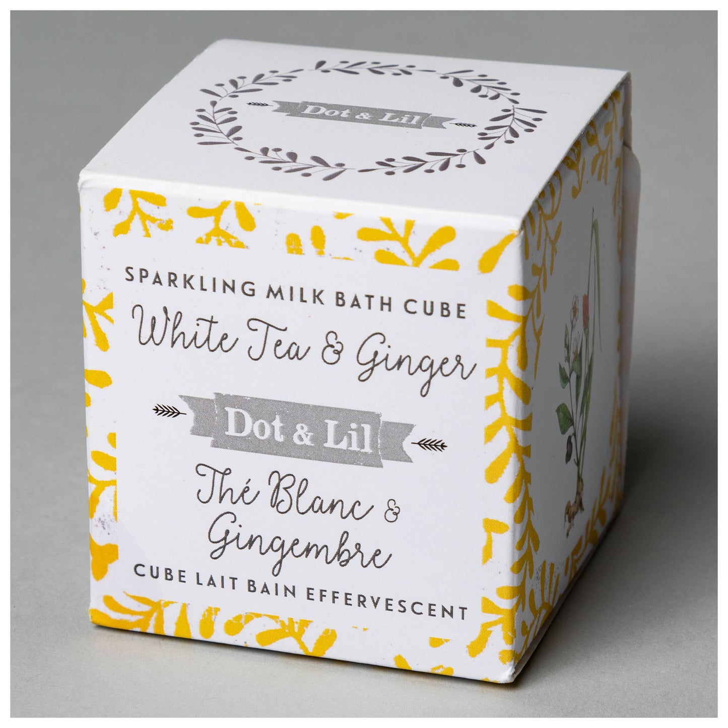 White Tea & Ginger Sparkling Milk Bath Cube