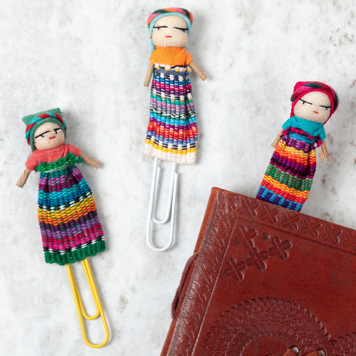 Worry No More Dolls Paper Clips - Set of 6