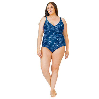 Caribbean Sand&trade; Full Coverage One Piece Swimsuit