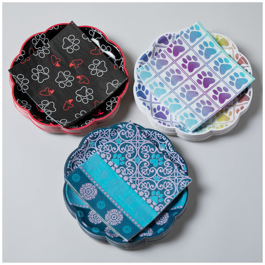 Pawfect Occasion Paper Plates & Napkins