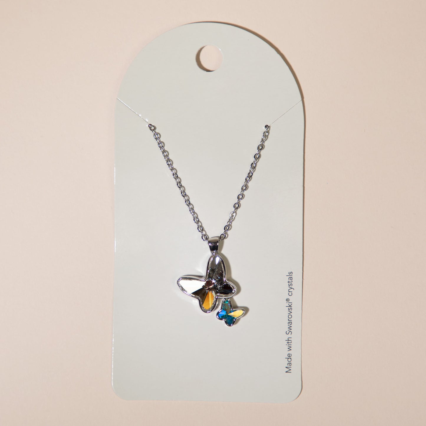 Swarovski Crystal Butterfly Necklace