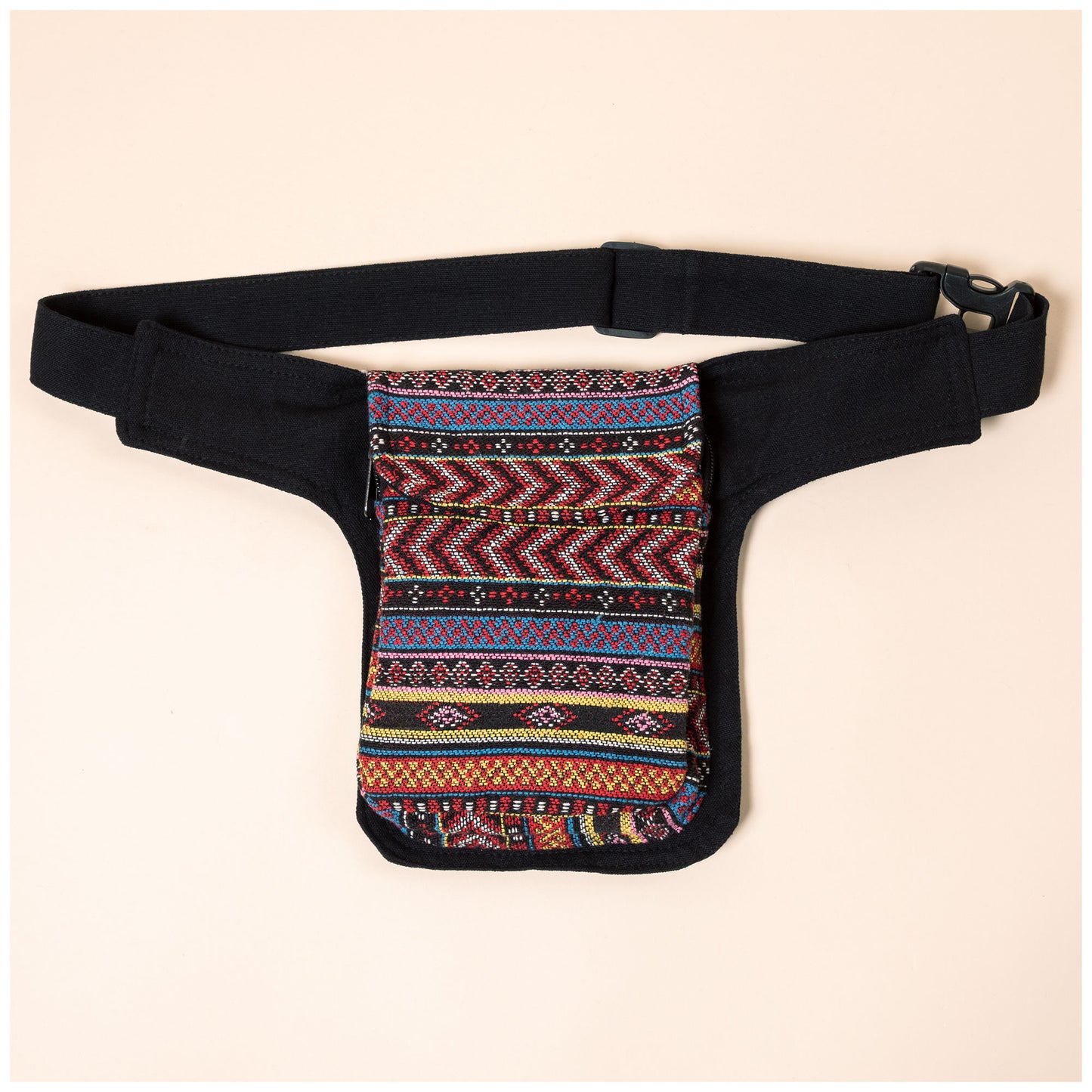 Handwoven Hip-Bag with Zipper
