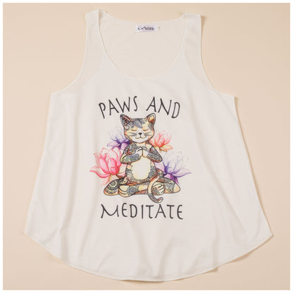 Paws To Meditate Tank Top