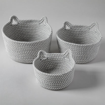 Nesting Cat Storage Baskets - Set of 3