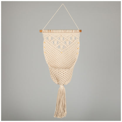 Macrame Hanging Wall Basket