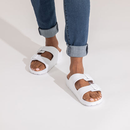 Women's Double Buckle Slide Sandals