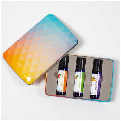 Essential Oil Roll-Ons Travel Tin