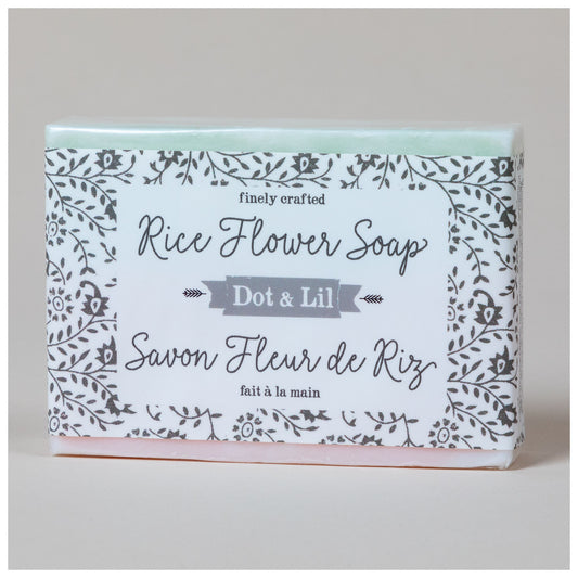 Dot & Lil Rice Flower Soap