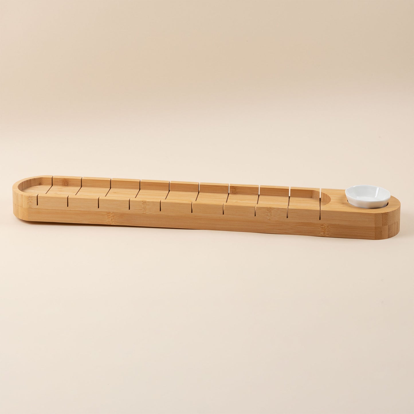 Bamboo Bread Cutting Board with Dip Cup