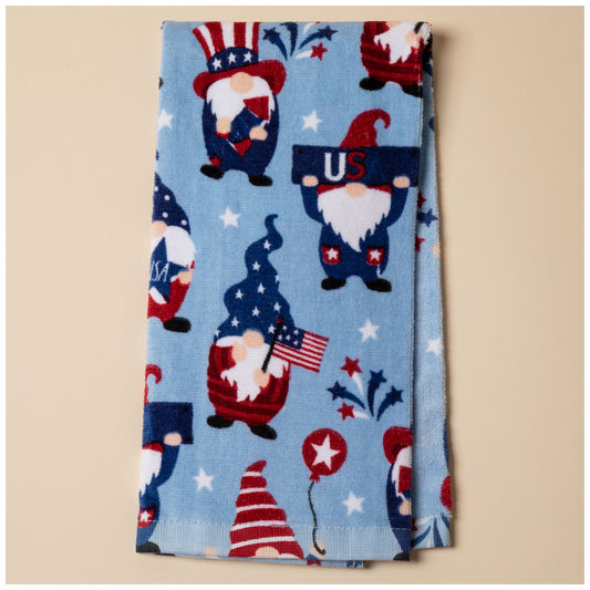 Gnome Toss USA Kitchen Towel