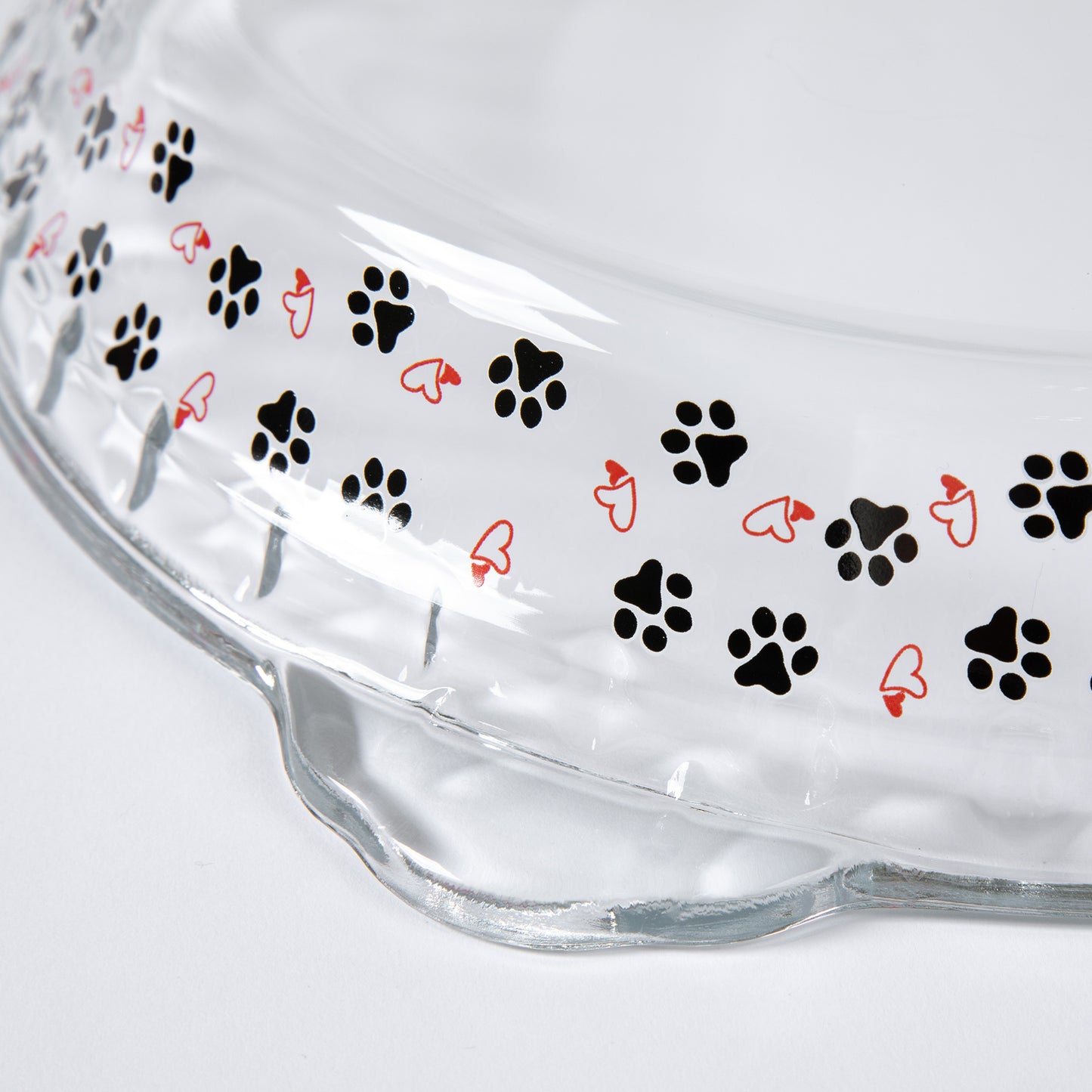 Paws Delight Glass Pie Plate