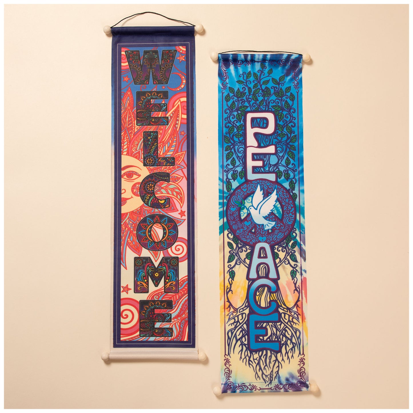 Peace & Welcome Indoor/Outdoor Banner