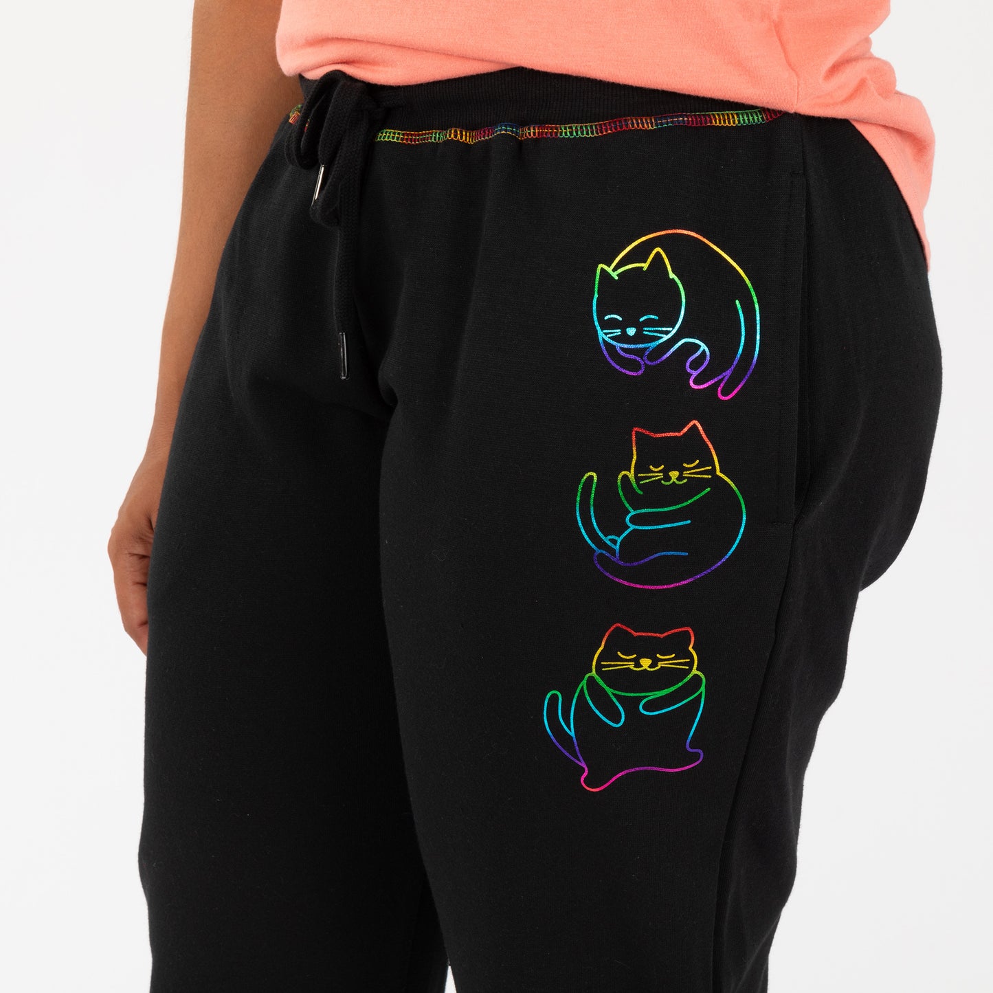 Rainbow Thread Pet Fun Sweatpants