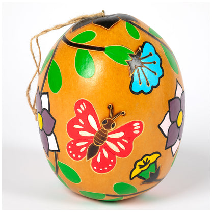 Hand Painted Gourd Birdhouse