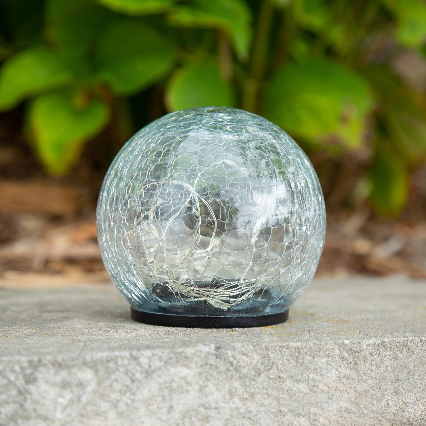 Glass Globe Solar Garden Light