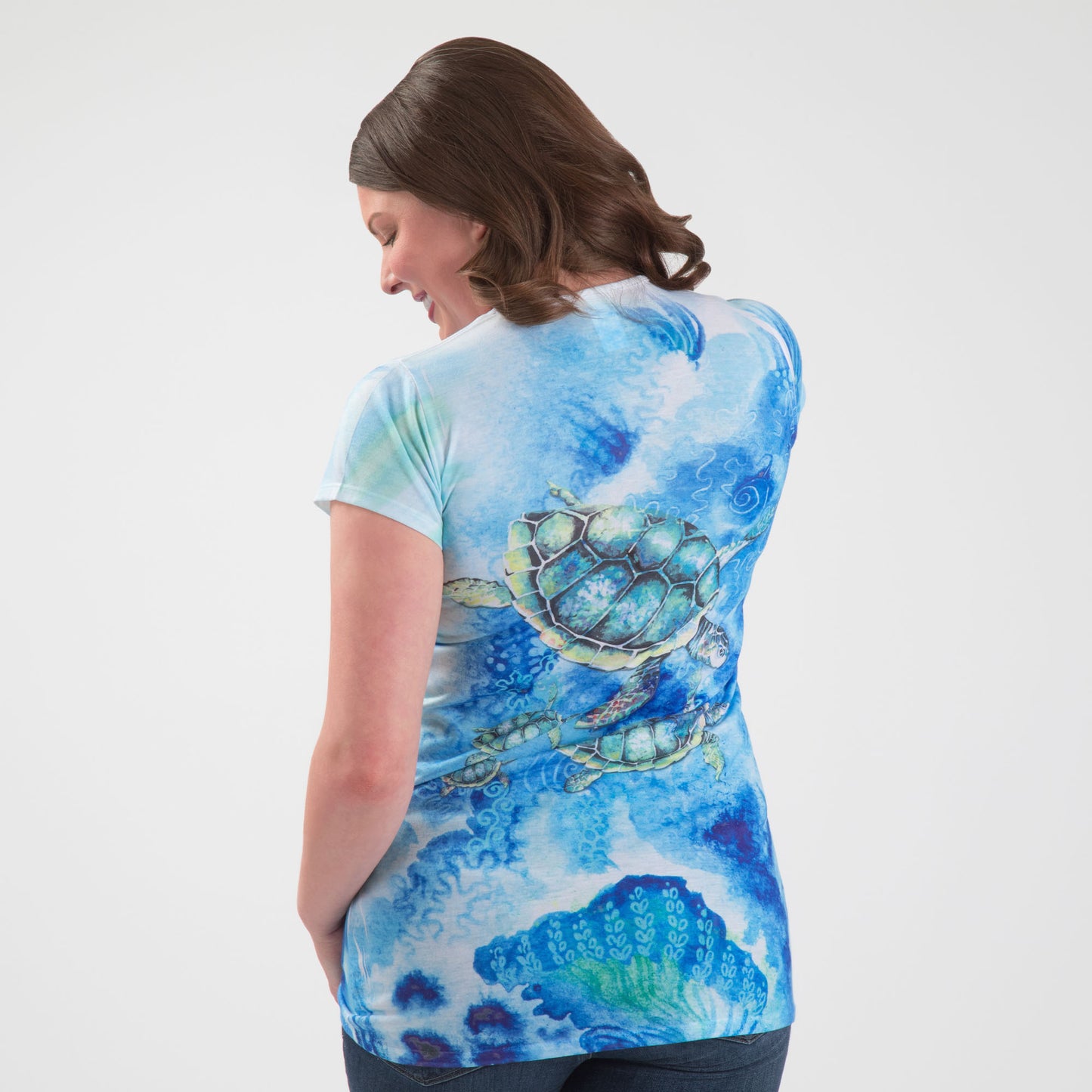Diving Turtles Sublimation Tee