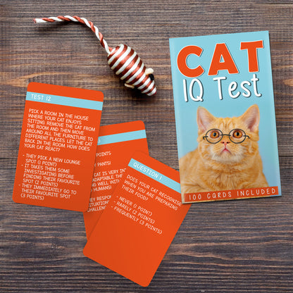 Cat IQ Test Card Game