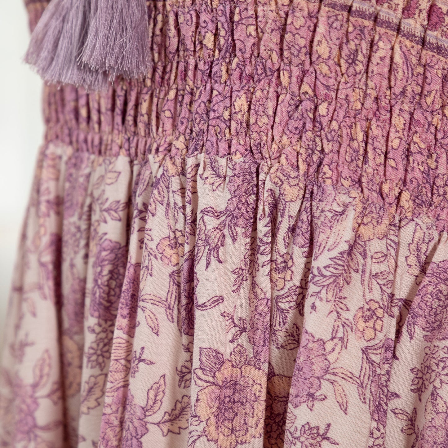 Floral Smocked Dress-Skirt