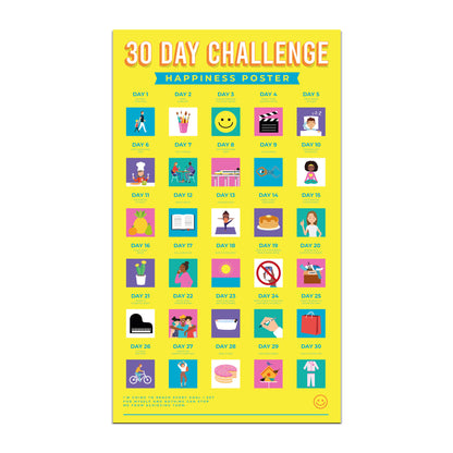 Thirty Day Challenge Scratch Poster