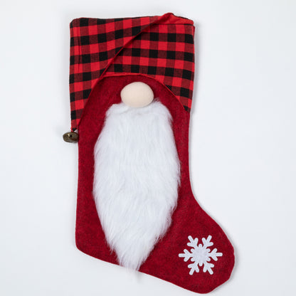 Jingle Bell Gnome Stocking