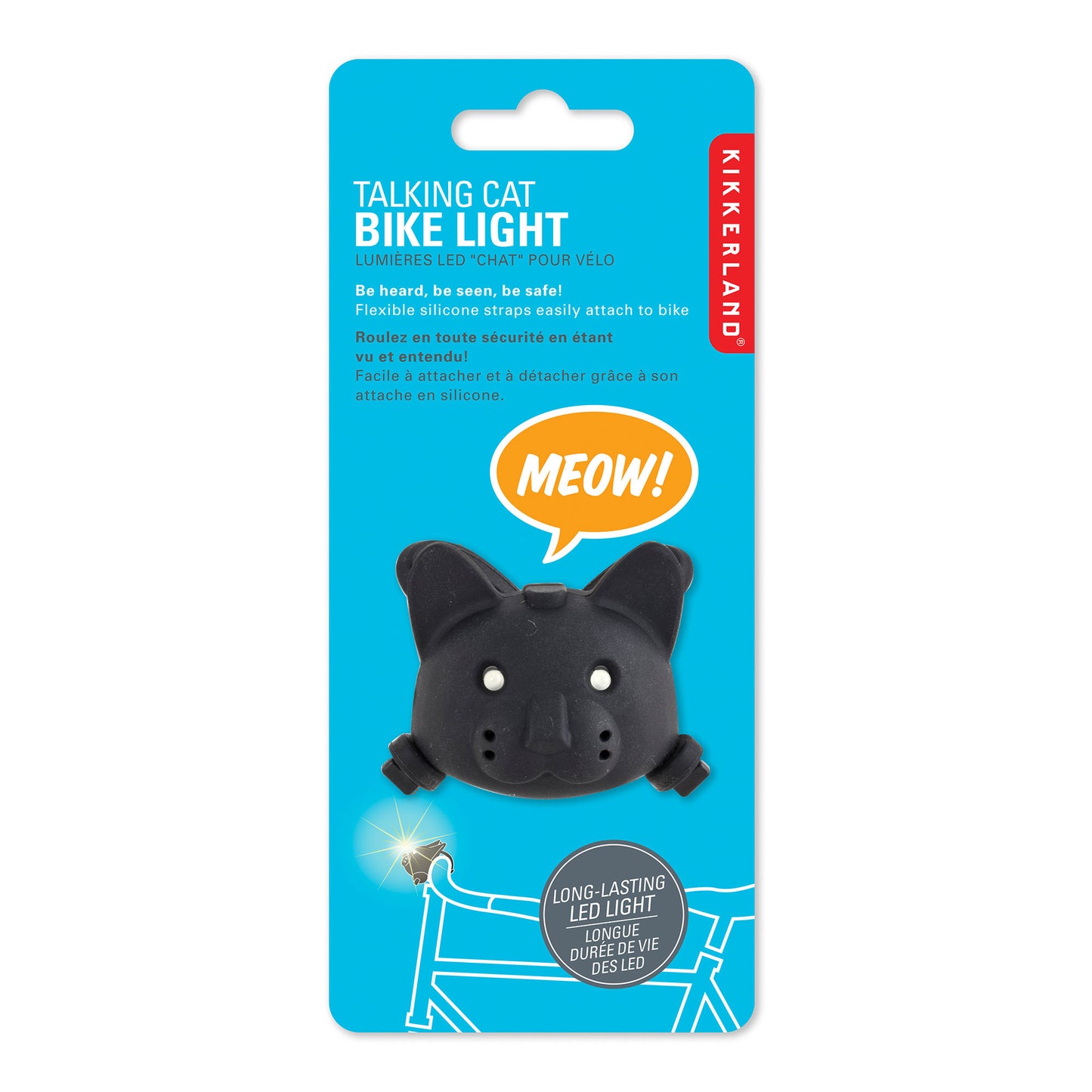 Cat Bike Light with Sound