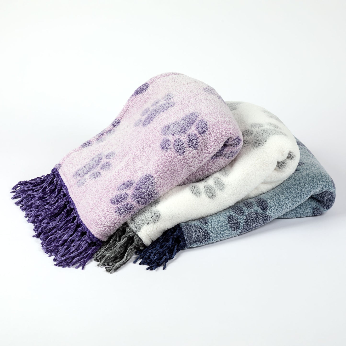 Super Cozy&trade; Prints of Paws Sherpa Throw Blanket