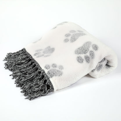 Super Cozy&trade; Prints of Paws Sherpa Throw Blanket