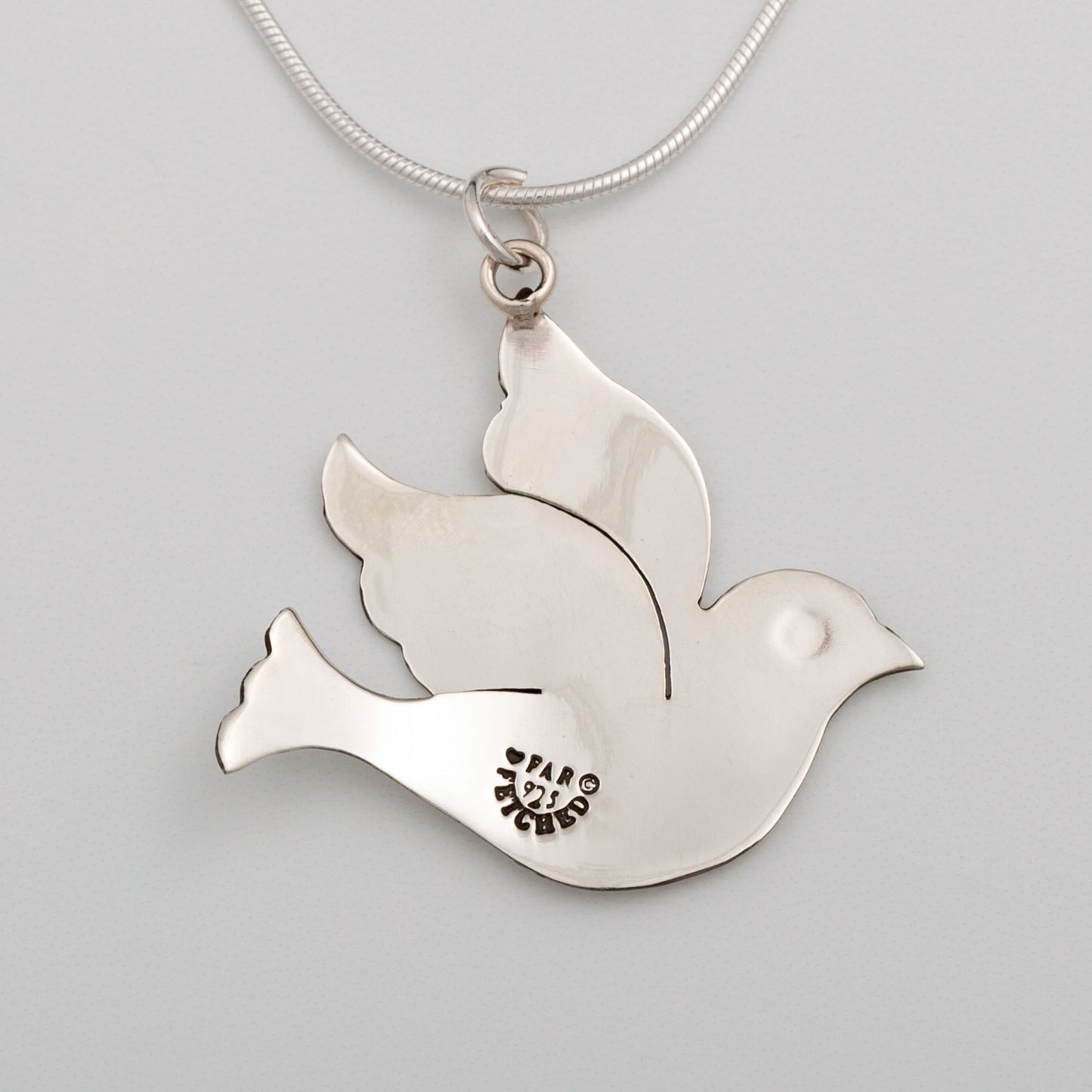 Peace Dove Sterling Necklace
