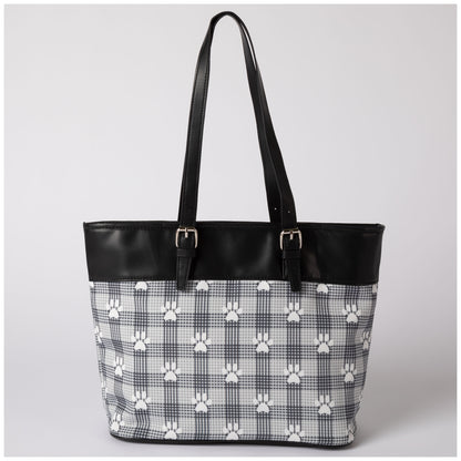 Classic Paw Print Canvas Tote