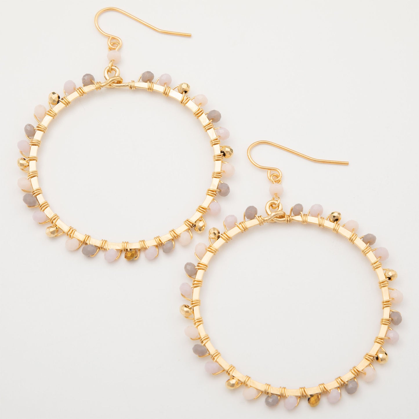 Gold-Plated Bohemian Crystal Earrings