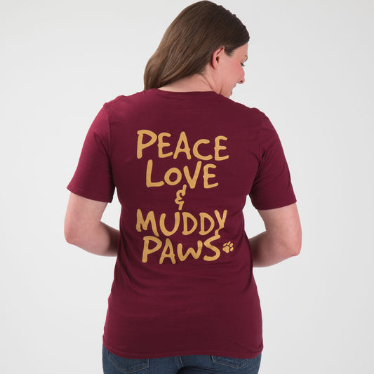 Peace Love & Muddy Paws T-Shirt