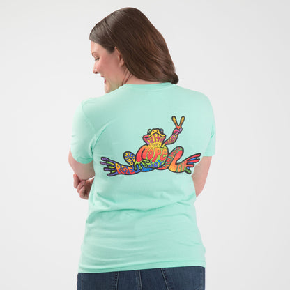 Peace Frogs Hope Frog Garment Dyed T-Shirt