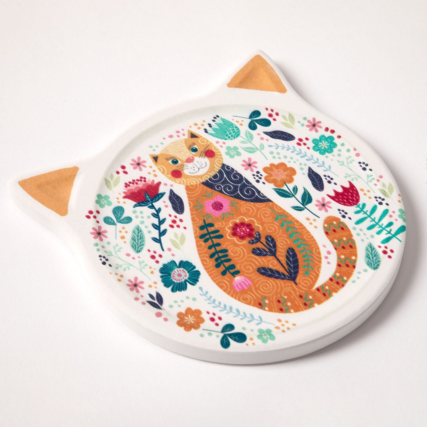 Cat Beauty Water Absorbent Coasters - Set of 4