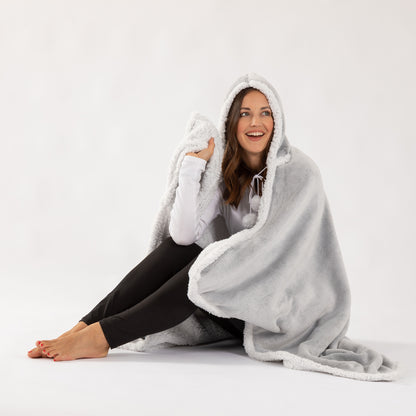Knitted Hoodzy Blanket