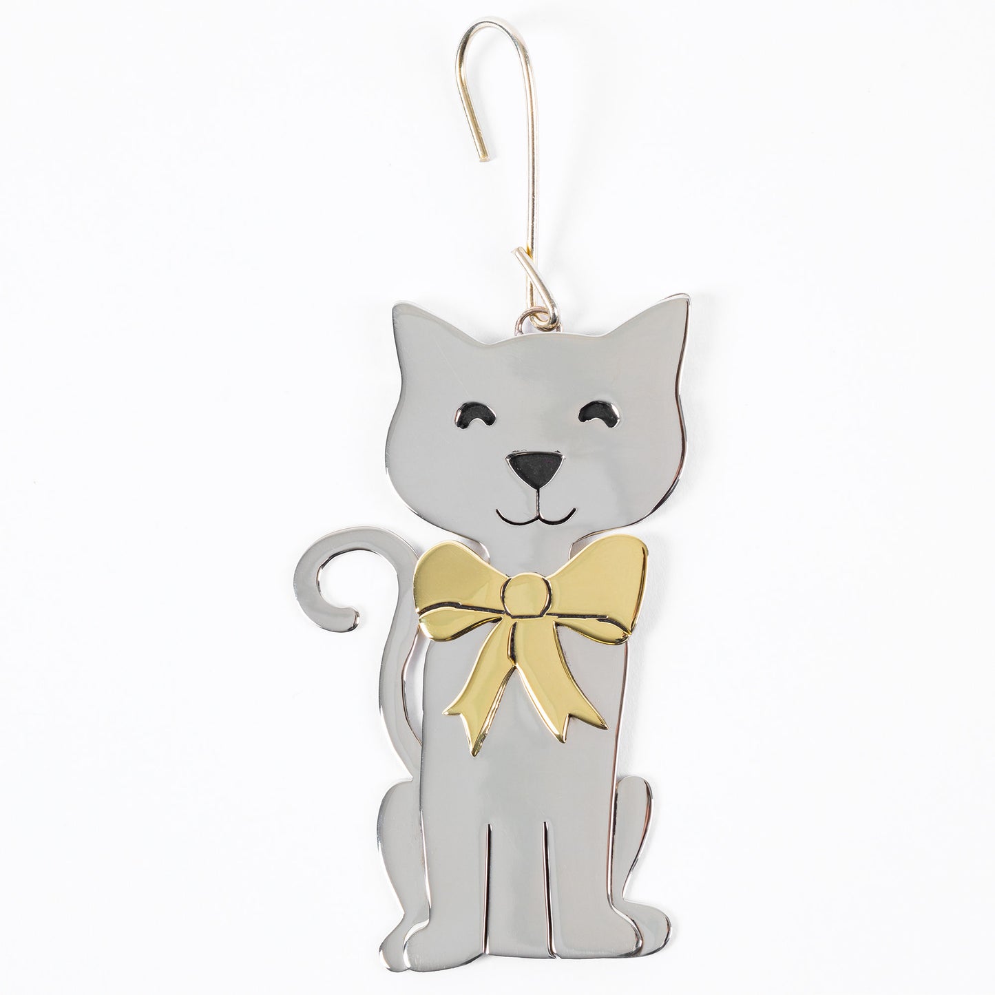 Perfect Gift Cat Mixed Metal Ornament