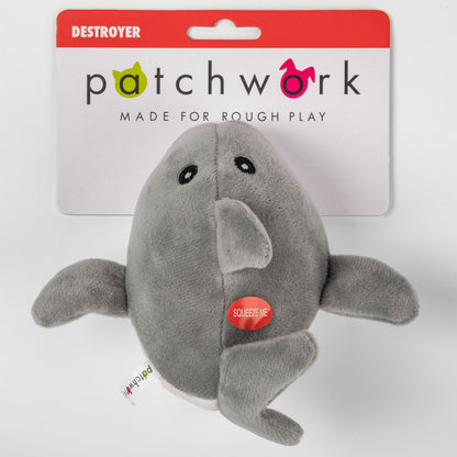 Patchwork Pet Great White Dog Toy