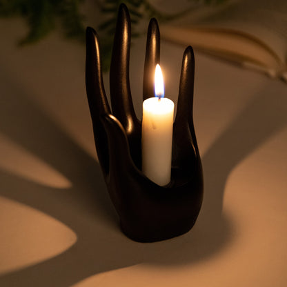 Palm Of Light Votive Candle Holder
