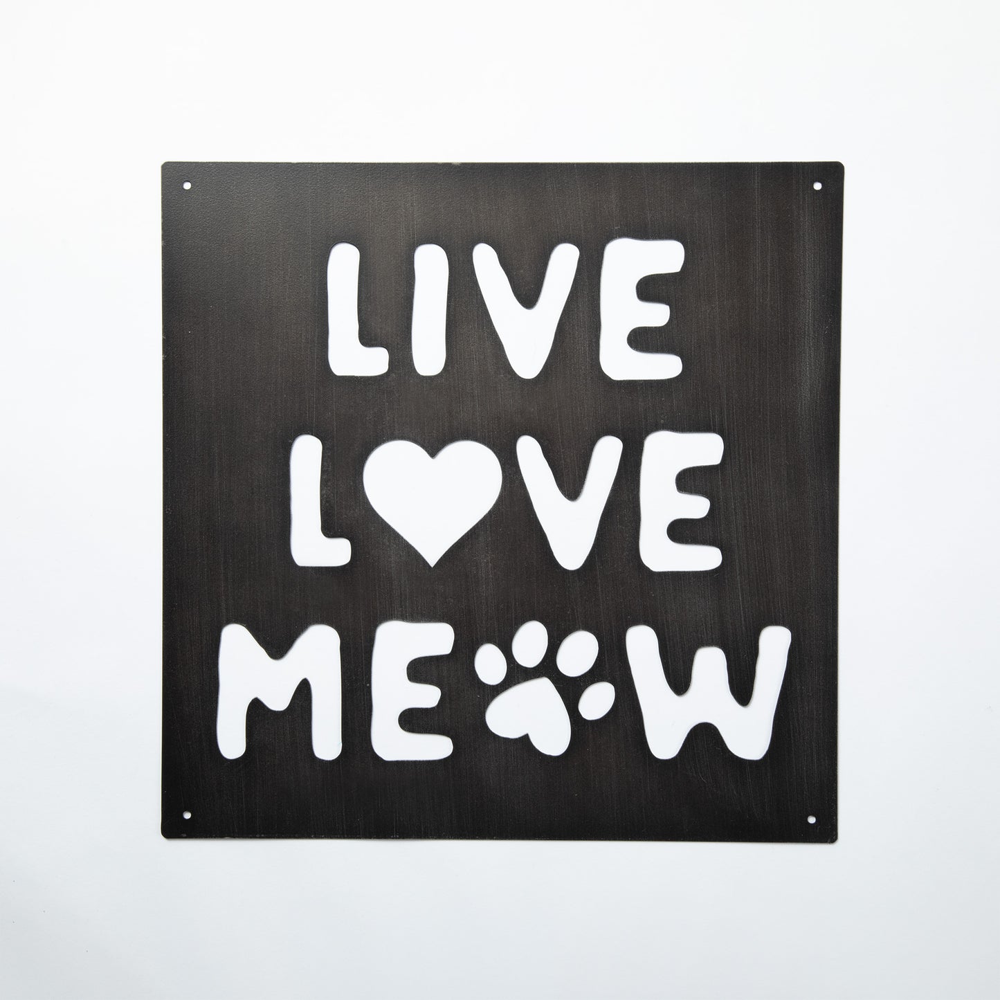 Cat Lover Outdoor Wall Decor Sign