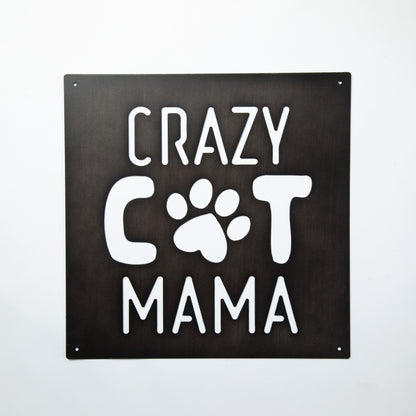 Cat Lover Outdoor Wall Decor Sign
