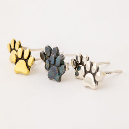 All Over Paws Post Earrings - Set of 3