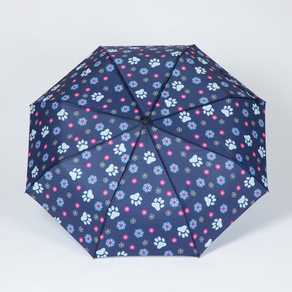 Rainy Day Paw Print Umbrella
