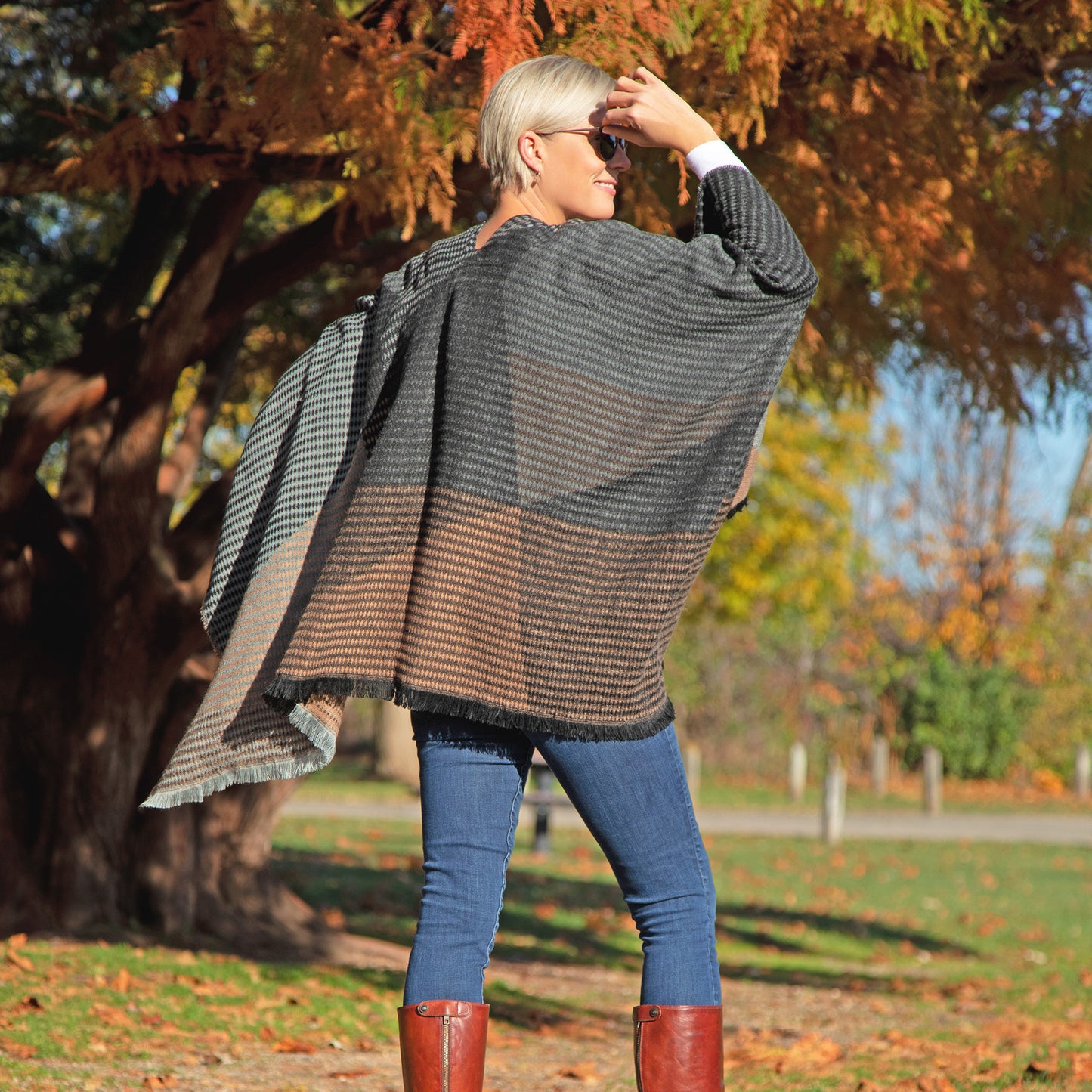 Wrapped in Style Poncho